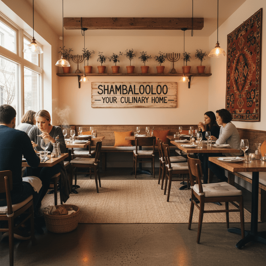 Shambalooloo's authentic home-style restaurant interior in Pattaya